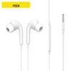 PISEN Наушники-вкладыши с шумоподавлением и микрофоном, проводные 3,5 мм, глубокие басы, двухканальные