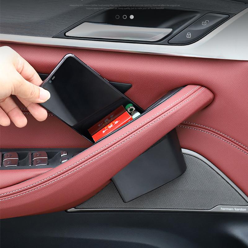 Ящик для хранения автомобиля, дверной подлокотник, ящик для хранения, внутренние аксессуары для BMW 5 серии G30  