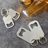 Portable Beverage Opener Stainless Steel Keychain Bottle Opener Fashion Beer Bottle Opener