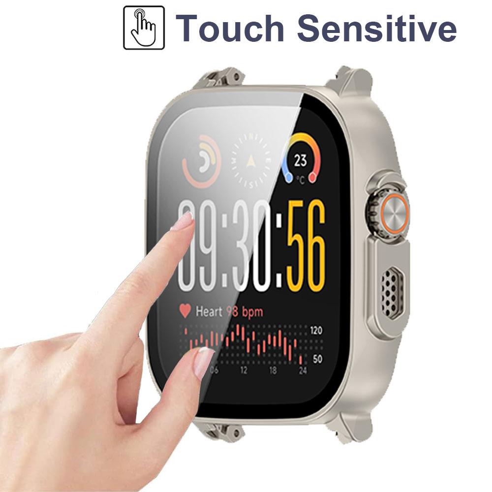 Жесткий ПК-чехол + Закаленное стекло для Realme Watch 5 Противоударный бампер Сменная крышка для умных часов Realme Watch5