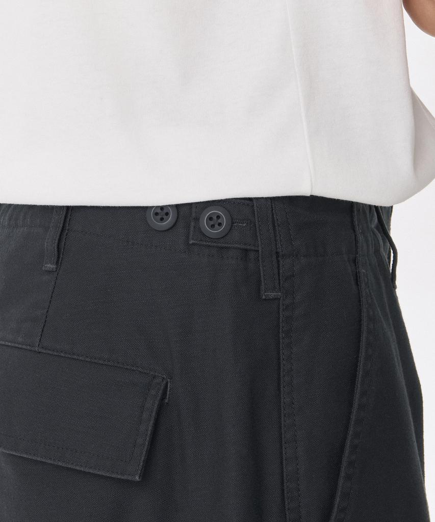 MUSINSA STANDARD Back Satin Parachute Cargo Pants [Dark Gray]
