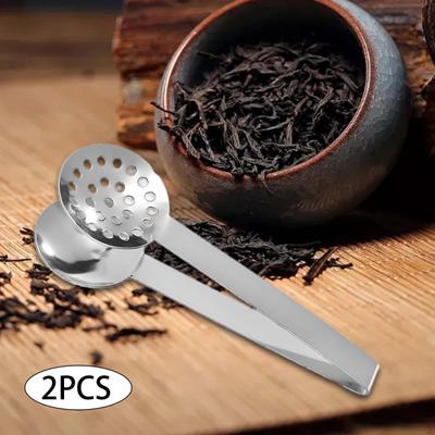 2x ложка для отжима чайных пакетиков из нержавеющей стали, пресс, легко моющийся чайный инструмент, щипцы
