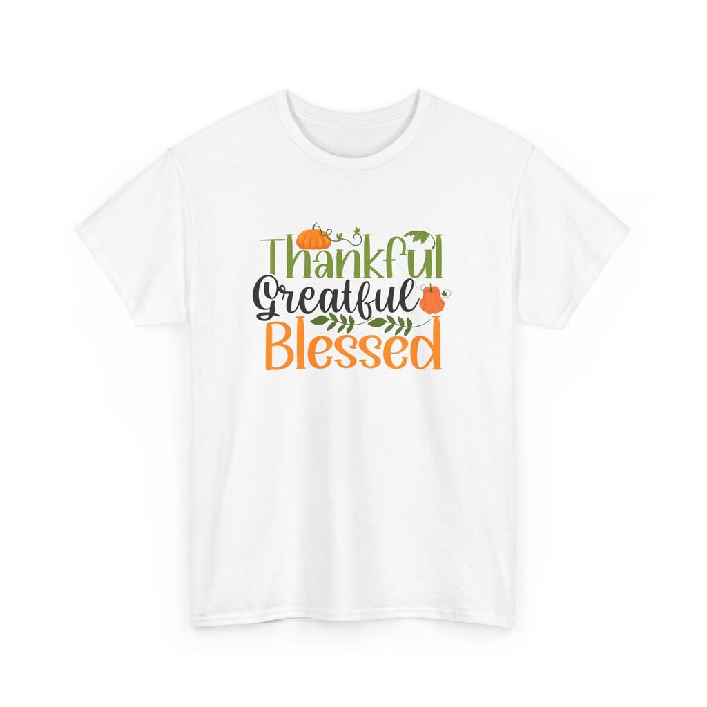 Fall Aesthetic T-Shirt | Autumn Leaves Shirt | Thankful Greatful Blessed tee