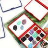 Empty Painting Pigment Box 12/24 Grid Artist Travel Sketching Palette Professional Painting