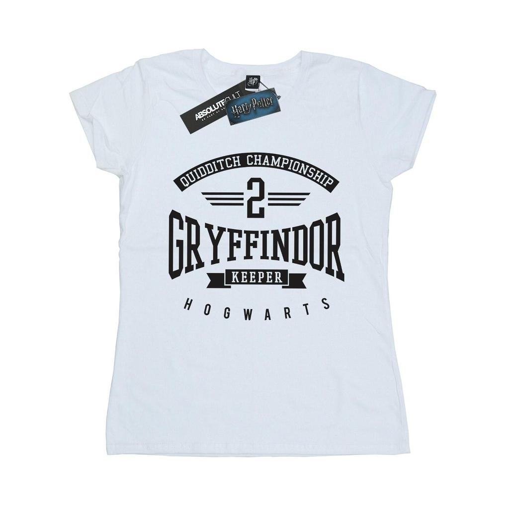 Harry Potter Womens/Ladies Gryffindor Keeper Cotton T-Shirt