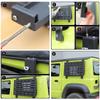 Car Rear Window Glass Armor Fences Vent Protective Foldable Table Frames For Suzuki Jimny 2019 UP( Aluminum Alloy )
