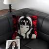 TTomie JunjiitoesS Comic Cushion Cover Natural Linen Organic Fabric DoubleSided Printing Sofa Home Decor Gift Pillow Case