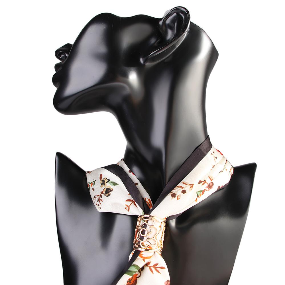 Простые шарфы Леди Ажурный Роза Цветок Женская Мода Ювелирные Изделия Зажим для Шарфа Брошь Корсаж