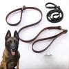 Rotating Cowhide P Leash Dog Leash Horse Dog Golden Retriever Dog Walking Dog Leash Genuine Leather Explosion Proof Traction Rope
