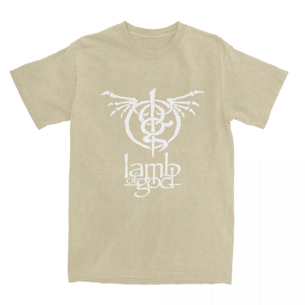 Lamb Of God T Shirt Unisexs Heavy Unisextal Band Classic 100 Cotton TShirts Summer O Neck Harajuku Tee Shirt Custom Big Size Tops