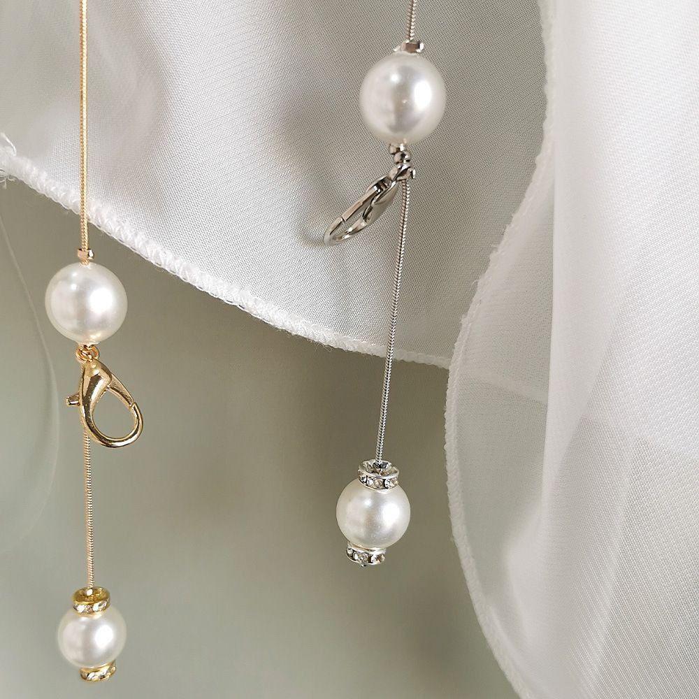 Skirt Pearl Waist Chain Women's Elegant Pearl Belt Dress Waist Chain Ladies Decorative Jewelry