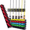 Wall Mount Fishing Rod Holder Adjustable Heavy Duty Vertical 3 To 19MM Fishing Pole Display Rack Organizer Stand Fishing Accessories