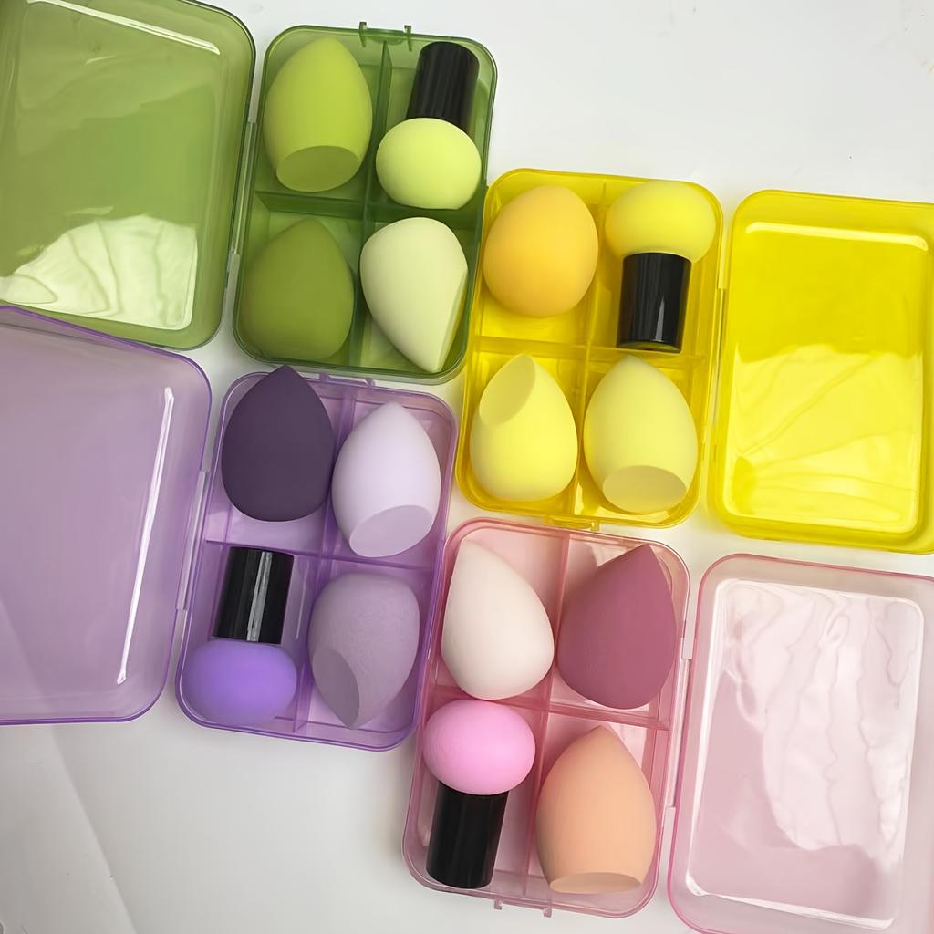 Makeup Sponge Set | Dual-Use for Dry and Wet Foundation, Soft, Hydrophilic PU Material