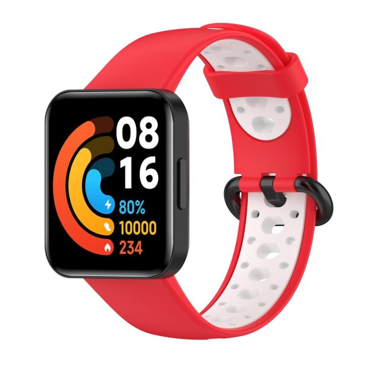 Двухцветный смешанный силиконовый ремешок для часов Xiaomi Redmi Watch 2 Lite