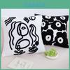 Scandinavian Patterned Pillow With Spliced Design For Home Couch Comfort