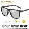 Fashion Design Men Photochromic Polarized Sunglasses Outdoor Anti Glare Driving Glasses Driver Fishing Running Sun Glasses