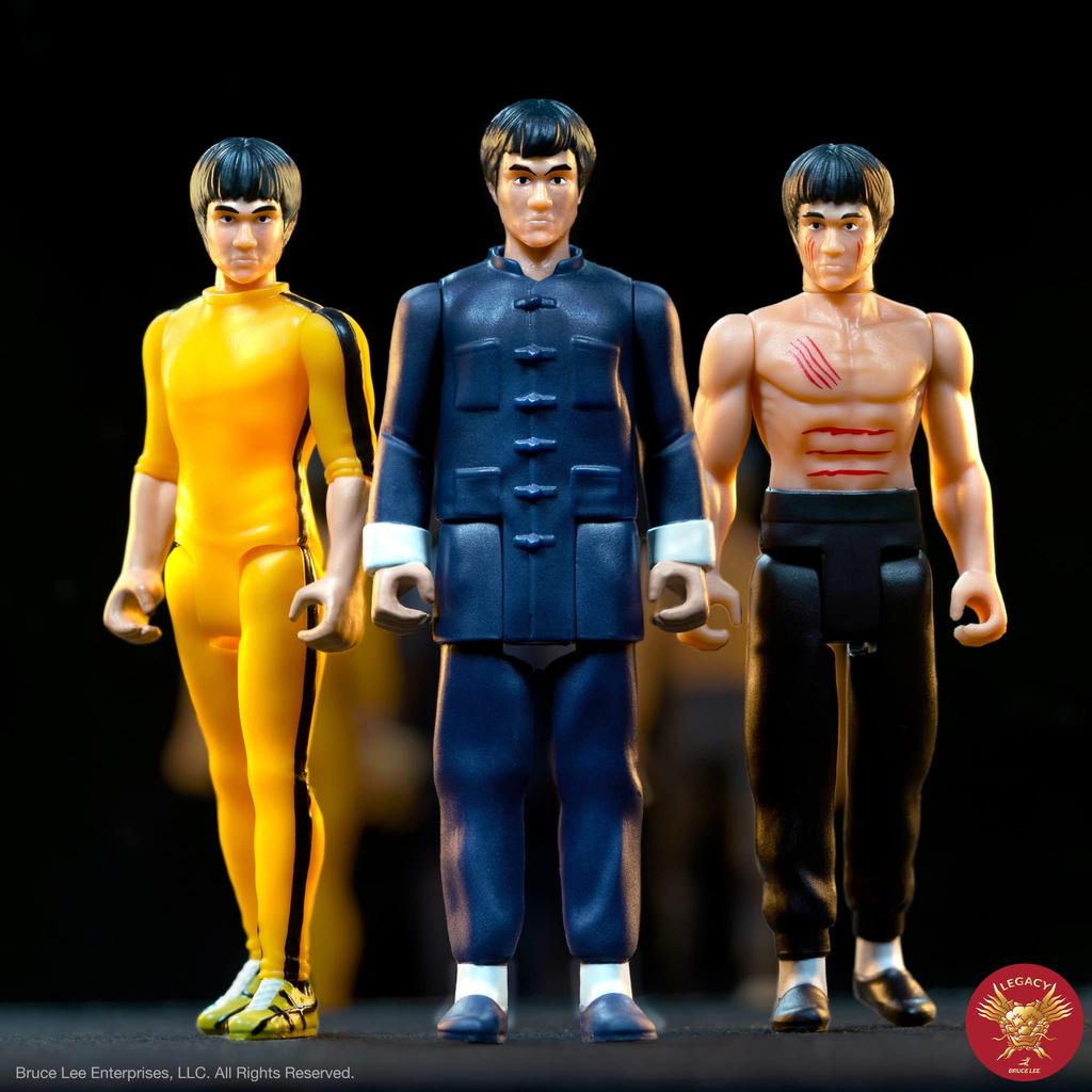 Super7 Bruce Lee The Challenger - 3.75" Bruce Lee Action Figure with Accessories, Classic Movie Collection and Retro Toys