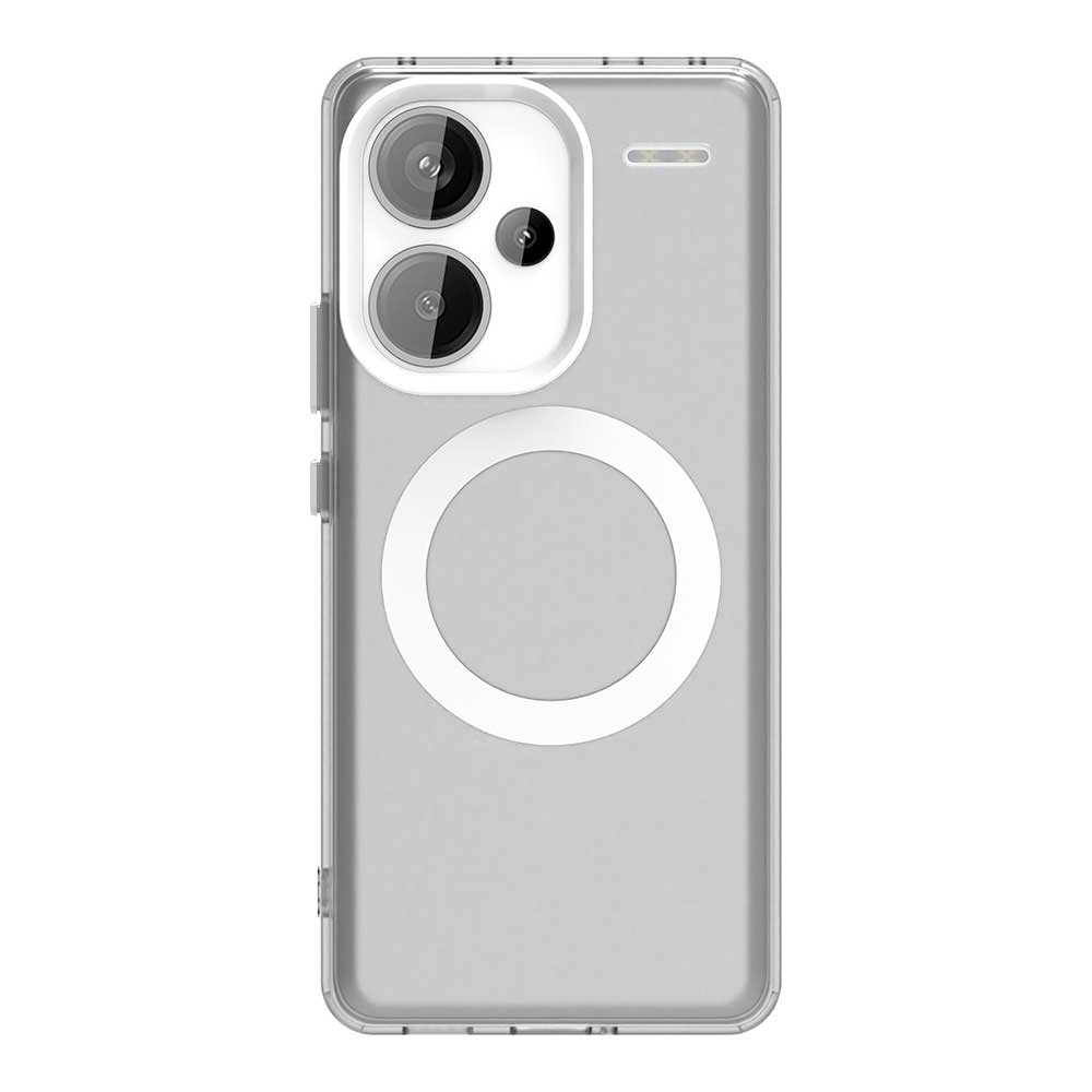Чехол для Redmi Note 13 Pro Plus 5G, магнитный, для беспроводной зарядки, Funda Redmi Note 13 Pro+ Plus, Coque, матовый, полупрозрачный, задняя крышка из ПК