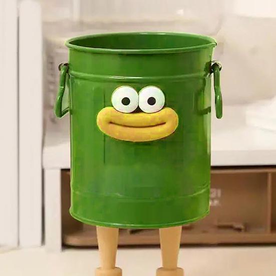 Инс Высокоценный Мультяшный Персональный Держатель для Ручек Студенческий Настольный Офисный Большая Вместимость Милый Простой Ретро Ведро для Хранения