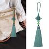 Traditional Chinese Knot Tassels for Festive Decoration Car Interior Hangings Two Color Hanging Rope Decorative Pendant