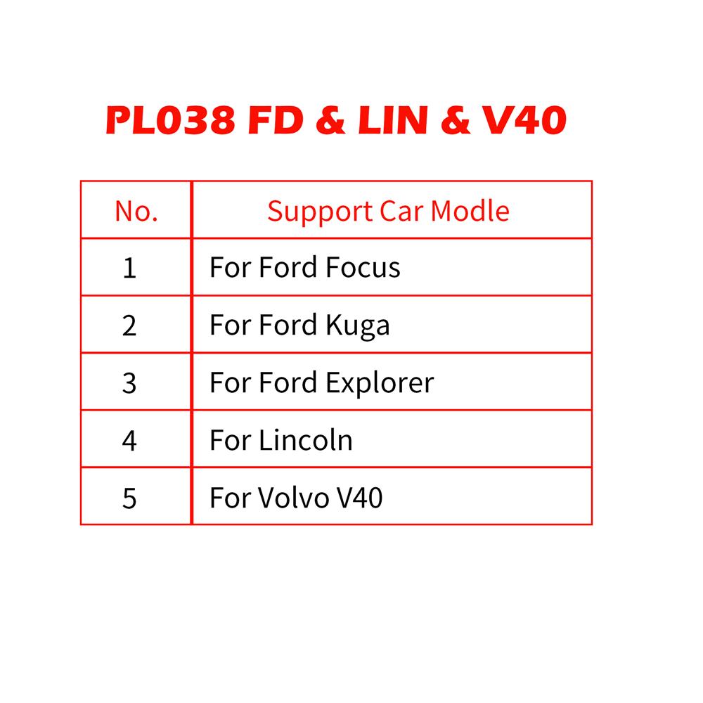 WOYO PL038 Тестер EPS рулевого колеса для Ford Focus /Lincoln/Volvo V40