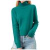 Women's Fashionable Long-sleeved Solid-color Pullover Base Knitted Sweater Top