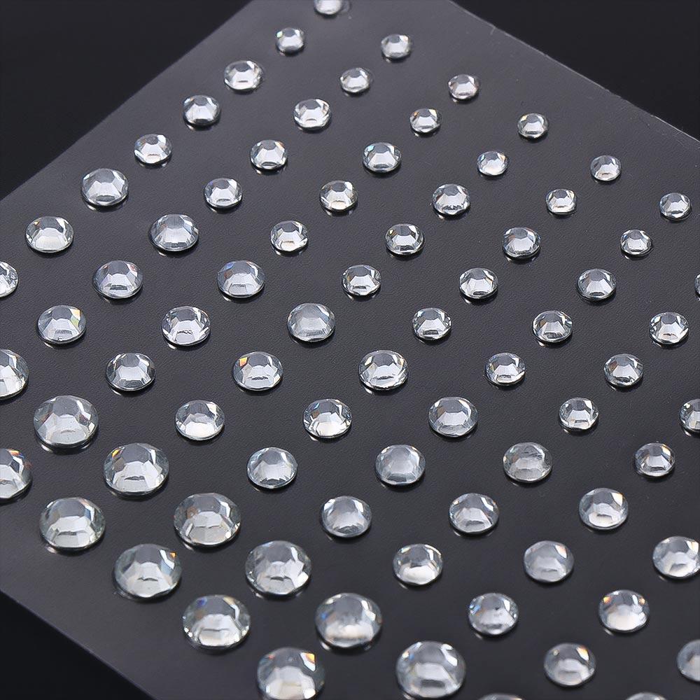 Jewelry Stickers Festival Makeup Decoration Face Body Colored Rhinestone Stickers