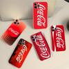 Логотип C-Coca C-Cola Модный Прозрачный Чехол для IPhone 17 16 15 14 13 12 Mini 11 Pro Max