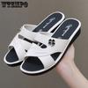 Slippers for Women In Summer Flat Non Slip Fashionable Home Style Thick Soled Women's Slippers for Outdoor Wear