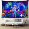 Colorful Mushroom Astronaut Tapestry Wall Hanging Witchcraft Hippie Tapiz Mysterious Bedroom Dormitory Home Decor