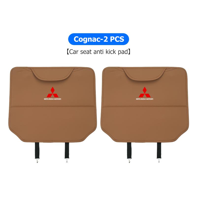 cxdjmy1 Car Anti Kick Pad Seat Back Storage Bag Organizer Auto Styling Interior Accessories For Mitsubishi Outlander Lancer Eclipse