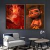 Chinese myth animation Nezha Poster HD art sticky wall waterproof home living room bedroom bar aesthetic decoration
