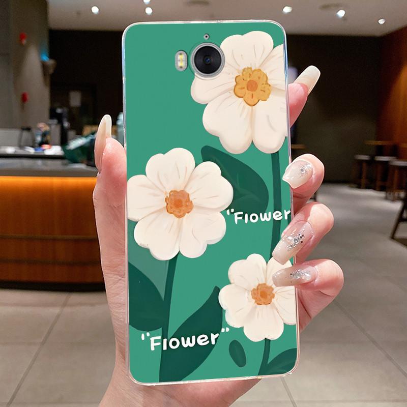 Phone Case For Huawei Y5 2017 / Y6 2017 / Honor Play 6 Funda Butterfly Bow Protective Casing Transparent Soft Silicone TPU Cover
