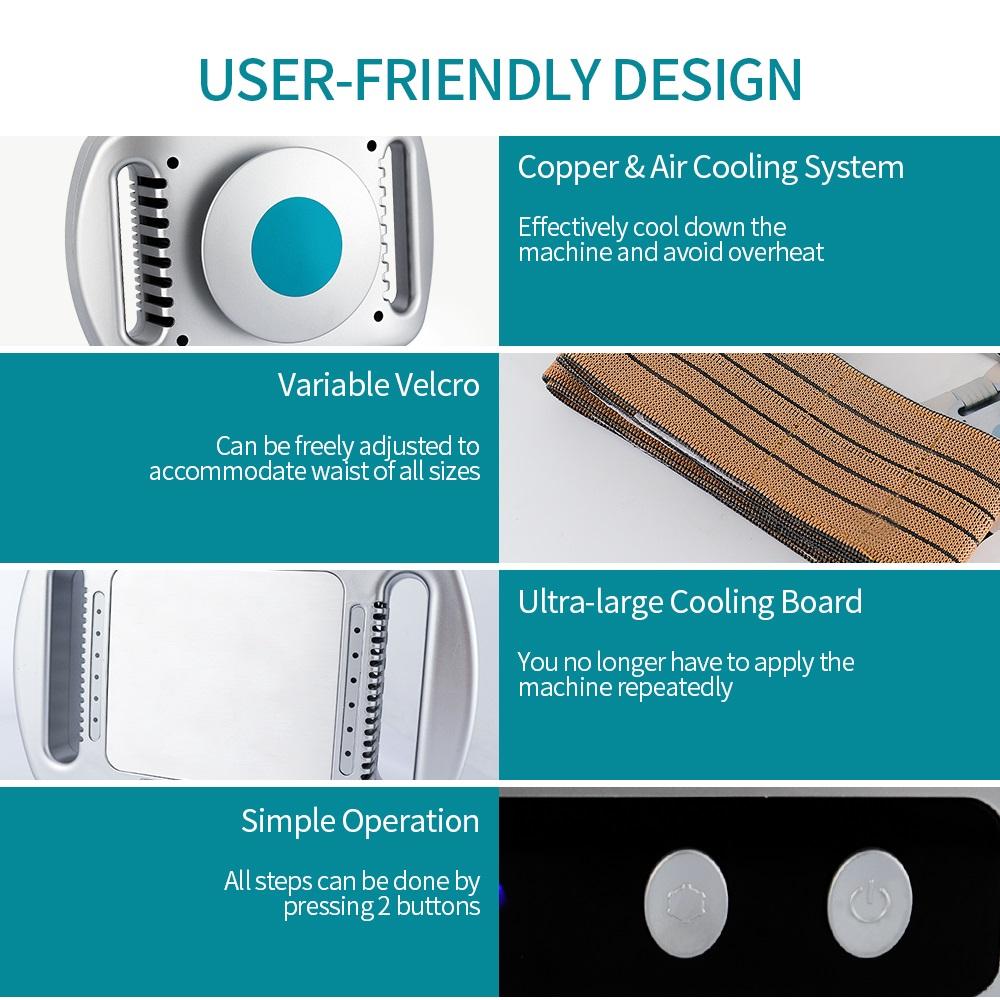 Fat Lose Freezing Machine -5℃ Cold Compress Belly Fat Remover Cryotherapy Abdominal Anti-Cellulite Body Slimming Machine