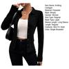 Knitting Cardigan Lapel Long Sleeve Single Breasted Knitting Coat Women Solid Color Slim Fit Outwear Knitwear