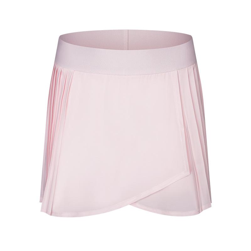 New Ice-sensing Pleated Slit Sports Pants Skirt with Lining Anti-exposure Sports Yoga Skirt for Women