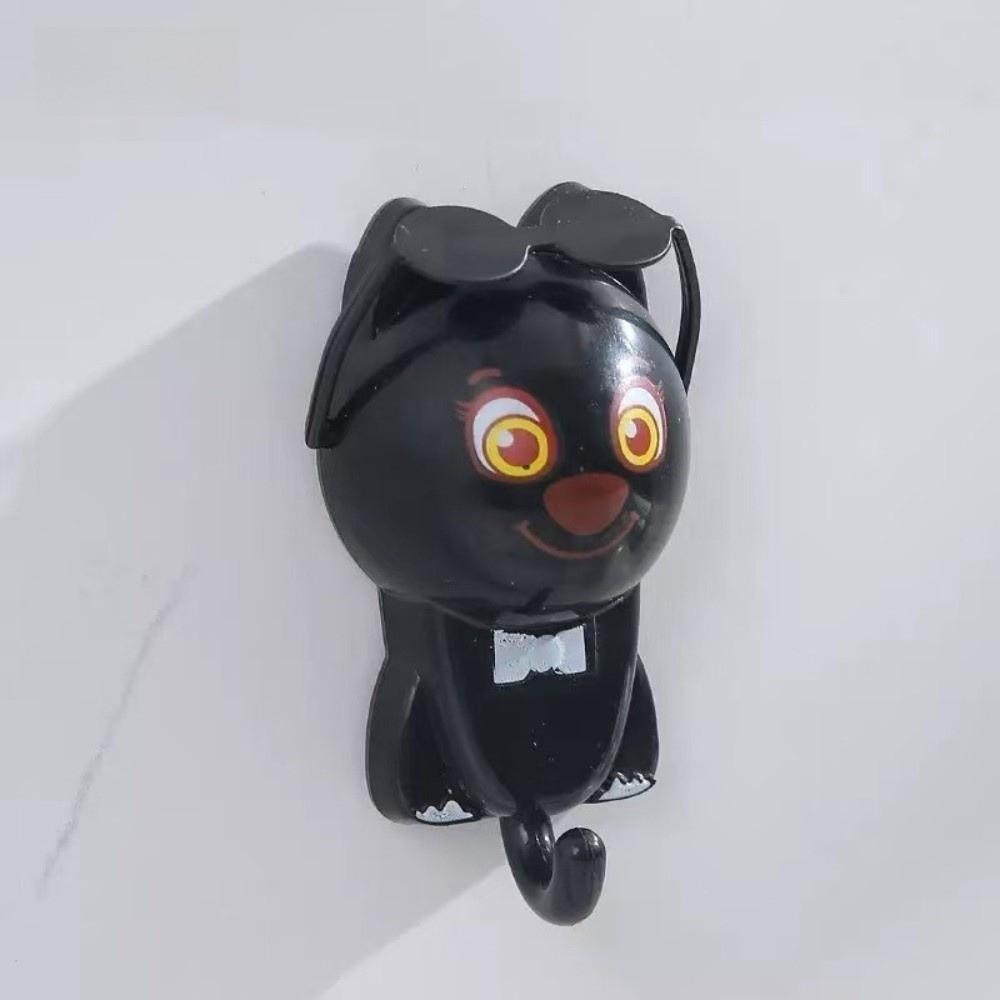 No Drill Wall Hook Cartoon Dog Key Organizer Dog Key Holder for Hanging Hat/ Key/ Towel/ Scarf