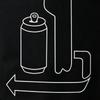 Большая корзина для хранения пустых бутылок с алюминиевой ручкой 115 л Сумка-сборщик бутылок с сточными водами Складная корзина для вторичной переработки