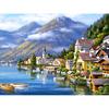 Diamond Embroidery Seaside Beautiful Town 5D Diamond Painting Cross Stitch Picture of Rhinestones