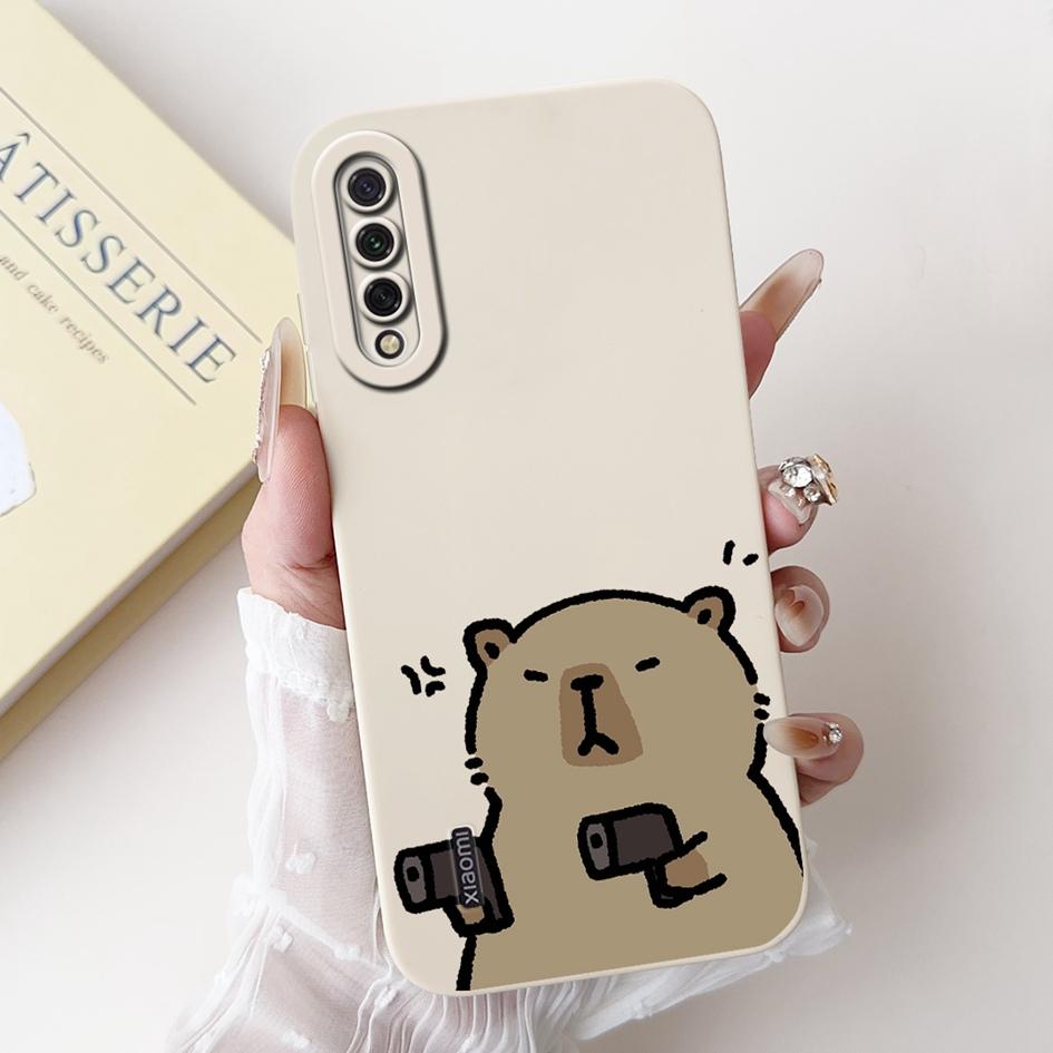 Чехол для Xiaomi Mi A3 MiA3 Ударопрочный Чехол Милый Мультяшный Панда Кролик Мягкий Силикон Матовый ТПУ Чехол для Телефона Для Xiaomi Mi CC9e Capa