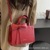 Red Fashion Portable Bridal Wedding Bag 2025 New Foreign Style Bow Messenger Bag Large Capacity Shoulder Women's Bag