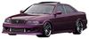 Ignition Model VERTEX JZX100 Chaser Purple Metallic Finished Product 1/18