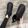 2024 New Snow Boots Women's Velvet Thickening Winter Fashion Short-tube Slip-on Warm Bread Cotton Shoes Winter Boots Women Boots