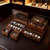 Роскошный деревянный органайзер для часов и украшений - Коробка для хранения браслетов и хрустальных бусин, картонная упаковка для транспортировки