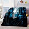Jujutsu Curse Battle Blanket Flannel Blanket for bed, sofa, Camping, Hiking, Picnic Essentials, gift for family Fan gifts