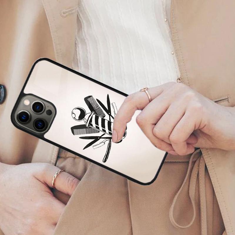 Barber Hair Stylist Magnetic Phone Case For APPLE iPhone 17 Air 16 14 13 12 Pro Max 15 Plus Wireless Charge With MagSafe Cover