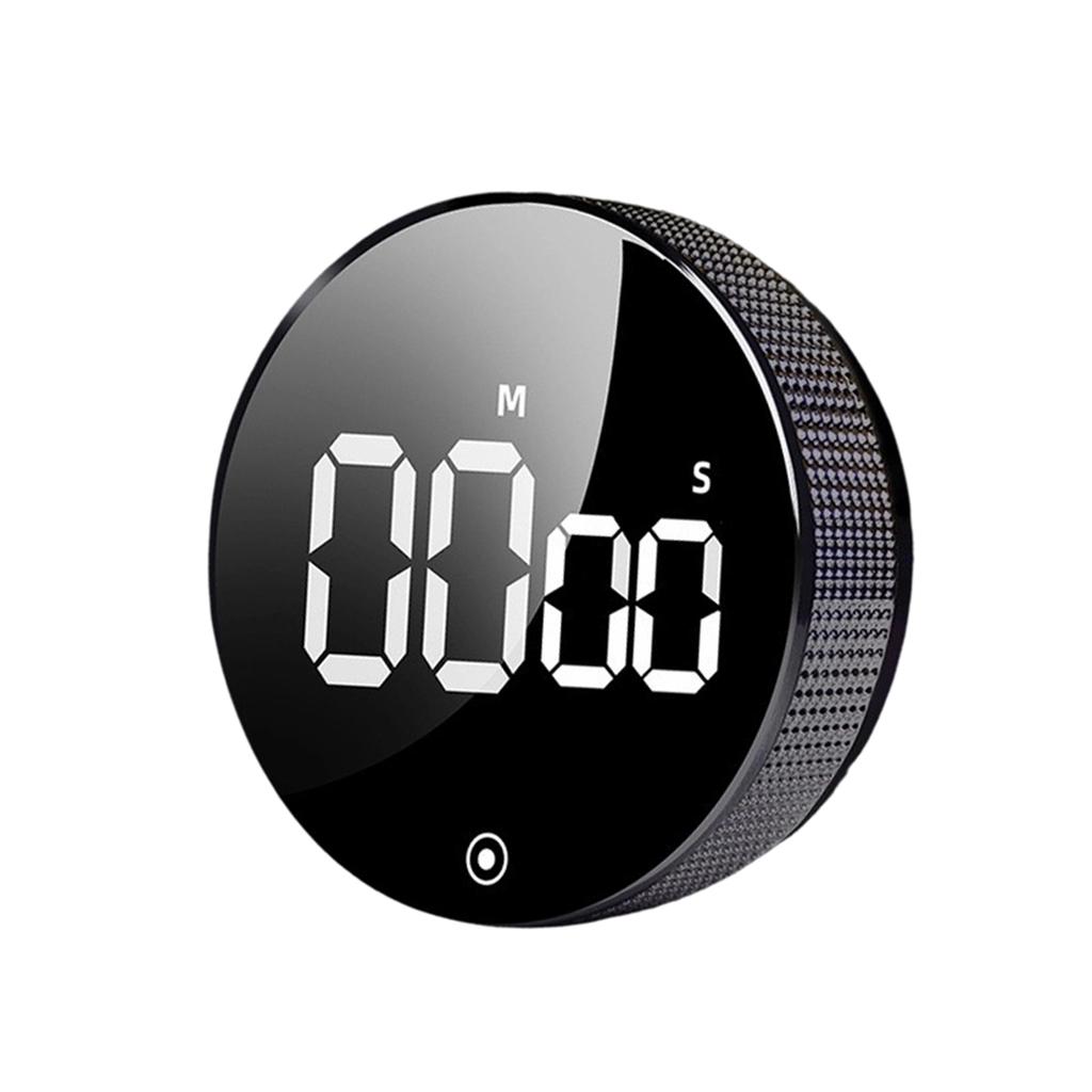 Digital Rotating Timer with Magnetic Back for Kitchen Cooking Reminder Alarm