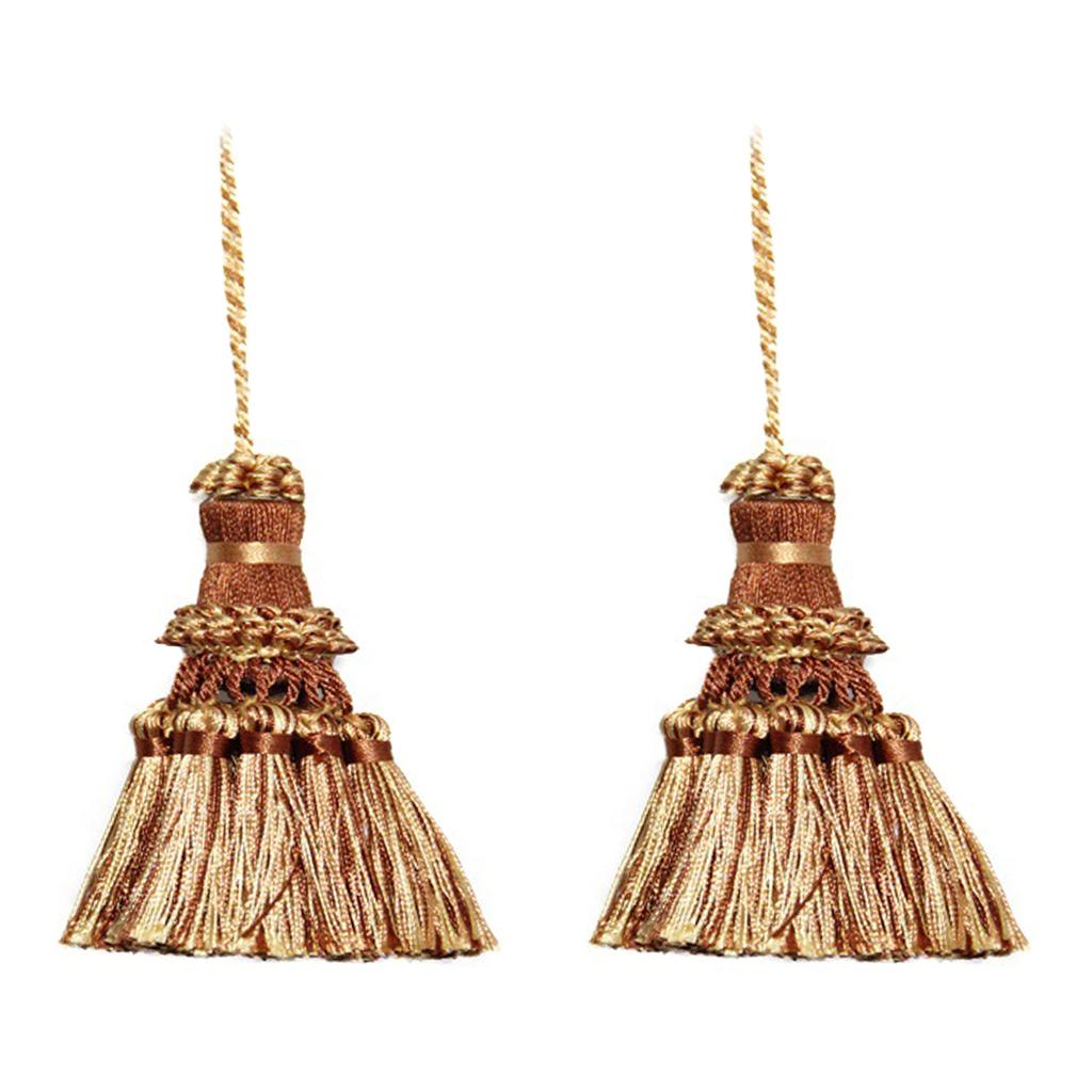 Этнические кисти ручной работы для штор, аксессуары для штор, подвеска, подхваты, 2 шт.