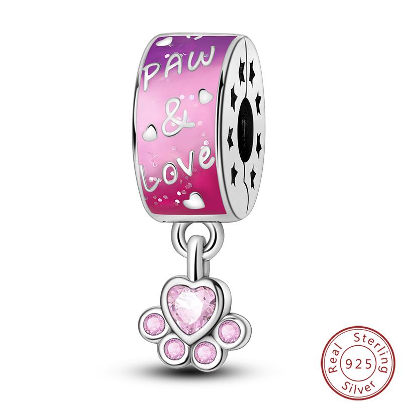 Милая серия «Кошка и собака» Медные шармы «Луна», «Бабочка», «Отпечаток лапы» 3 мм Сделай сам Изготовление изящных ювелирных изделий Подарки