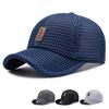 Summer Baseball Cap Men's Mesh Breathable Snapback Cap Unisex Adjustable Comfortable Sun Dad Hats Sunscreen Caps EMA